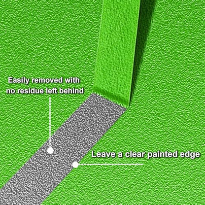 2roll Masking Tape (0.8" x55Yards Green) No Residue Universal Tape - color: Green, size: 0.8" x 55Yards