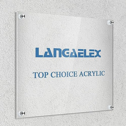 2 Pack 18x24 1/4" Clear Plexiglass Sheets for Glass Replacement - size: 18 x 24"