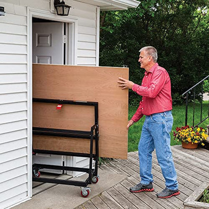 Rockler Material Mate Panel Cart & Mobile Shop Stand with 4" Casters