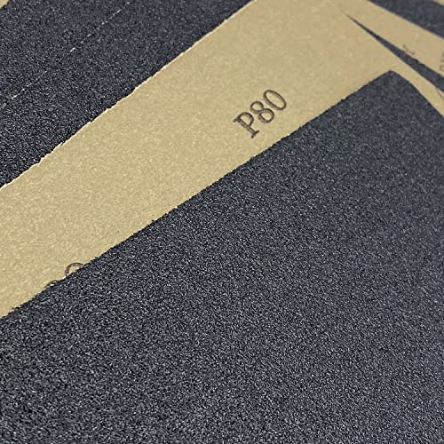 80 Grit Wet Dry Sandpaper, 10PCS 9x11 Inch Silicon Carbide Sanding Sheets - style: Grit 80