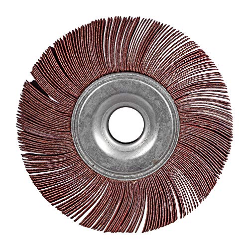 BHA Unmounted Flap Wheel for Bench Grinder, 6 x 2 x 1 Inch - 60 Grit - size: 60 Grit