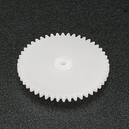 uxcell 50pcs Plastic Gears 56 Teeth Model 562A Reduction Gear Plastic Worm Gears for RC Car Robot Motor