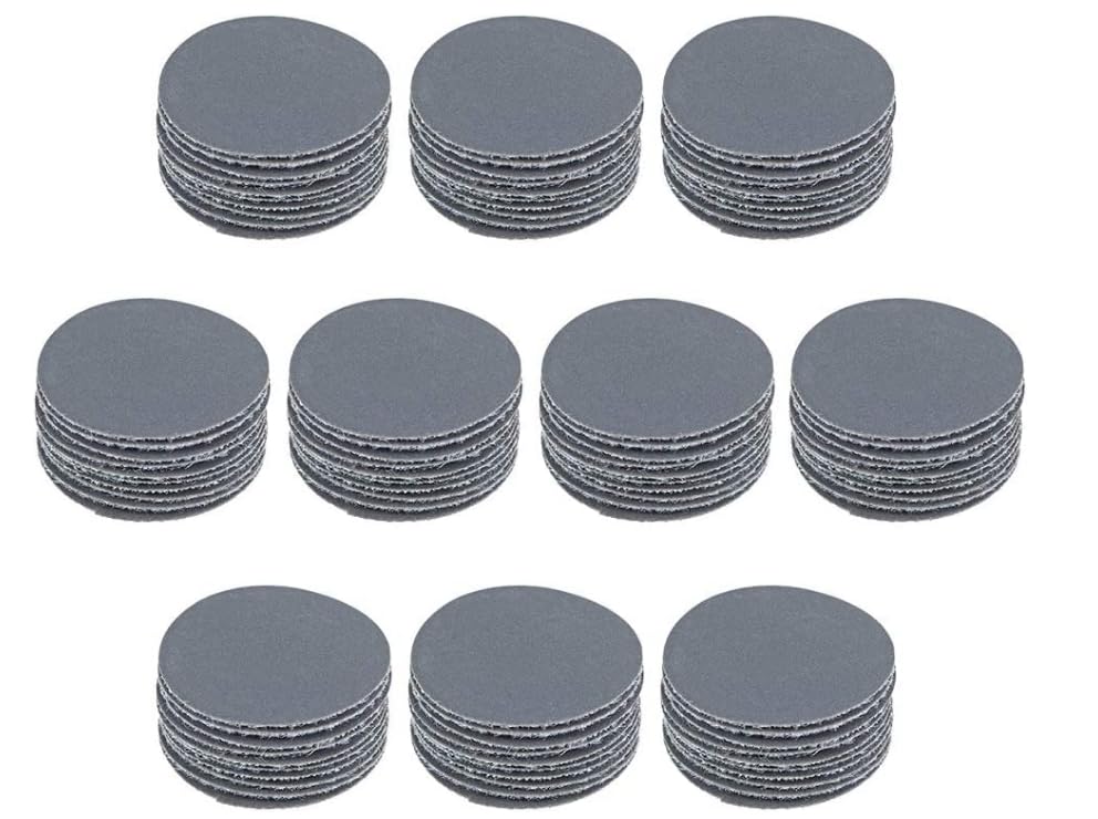 1-Inch Wet or Dry Sandpaper Sanding Paper disc Sanding Discs 1200 Grit 100 Pcs - size: 100Pcs 1-inch 1200 Grit