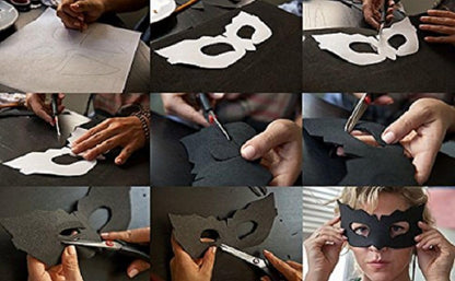 XCEL Multi-Purpose Crafting Foam Sheet Roll – Neoprene Rubber Sheets for Costumes Cosplay Packing Foam Gasket Material – Closed Cell Foam Padding in Various Options (Black, 35" x 13.9" x 3mm (6 Pack)) - color: Black, size: 35" x 13.9" x 3mm (6 Pack)