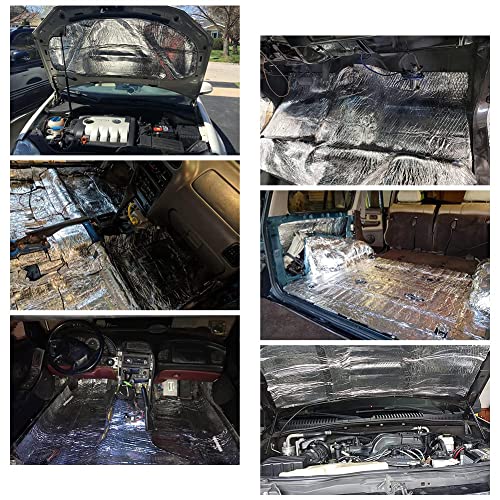 394 Mil Car Sound Deadening Mat, Sound Deadener Material 13 Sq Ft, 12-Piece - size: 12.92 sqft