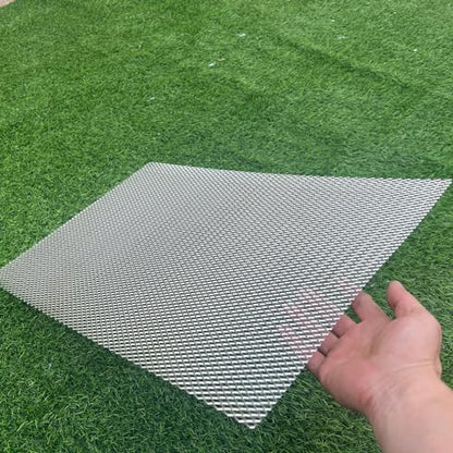 24"x16" Stainless Steel Expanded Metal 19 Gauge 0.2"x0.4" Holes Expanded & Perforated Sheets Metal Grate Screen/Fence Wire/Privacy Fence/Screen Door Mesh/Window Screen Mesh/Rodent - size: 24"x16", style: 19Gauge 0.2"x0.4" Holes