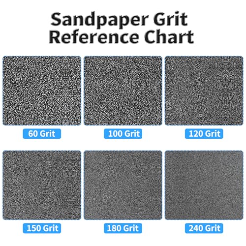 12 Pcs Detail Sander Sandpaper, 120 Grit Triangular Sandpapers - size: 120 Grit