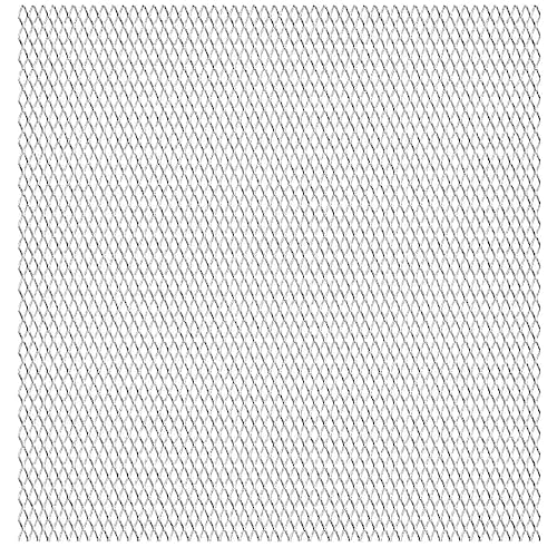 Expanded Metal Mesh Panel, Stainless Steel Garden Wire Fence 39.4" x 33.5", Heavy-Duty Security Sheet for Animal Pens, Runs, Aviaries, and Home Repairs - color: Silver-A, size: 39.4" x 33.5"
