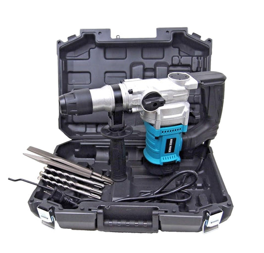 1500W SDS Plus Rotary Hammer Drill, 3-in-1 Drill/Hammer/Hammer Drill, 1" Concrete Drill Capacity, Includes Case & 5 SDS Plus Bits (VP10311A)