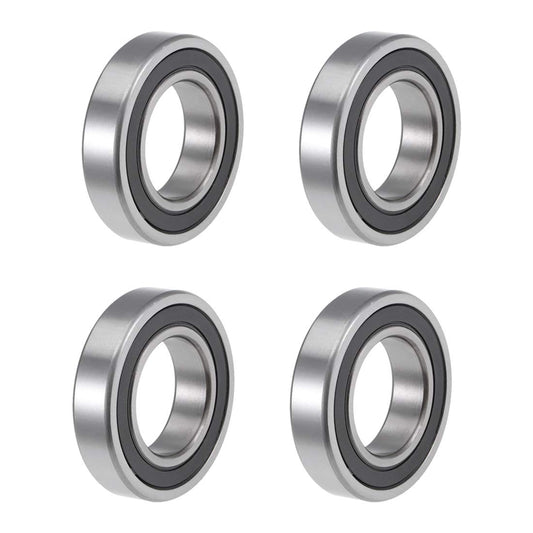 uxcell R20-2RS Deep Groove Ball Bearing 1-1/4-inchx2-1/4-inchx1/2-inchSealed Z2 Lever Bearings 4pcs - size: 1-1/4"x2-1/4"x1/2"