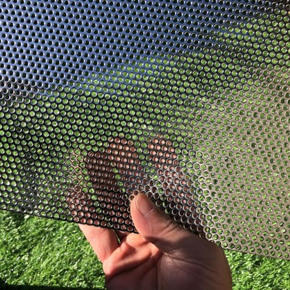 19 Gauge Perforated Metal Sheets 36"x18" Expanded Metal Mesh Opening 32% Hole 3mm 0.12"(About 1/8") Perforated Stainless Steel Sheet 304 Stainless Steel Mesh Screen Panel Decorati Plate - size: 36" X 18"