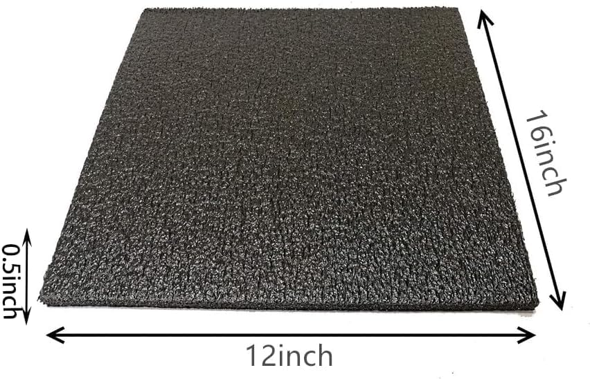 6‑Pack Black Polyethylene Foam Sheets, 12 x 16 x 0.5 Inch Customizable Protective Tool Padding