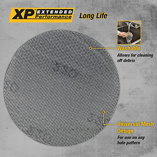 DEWALT DWAM4321 80 Grit Mesh Sheet (5 Sheets), 1/4" - size: 1/4", style: 80G, 5-Pack