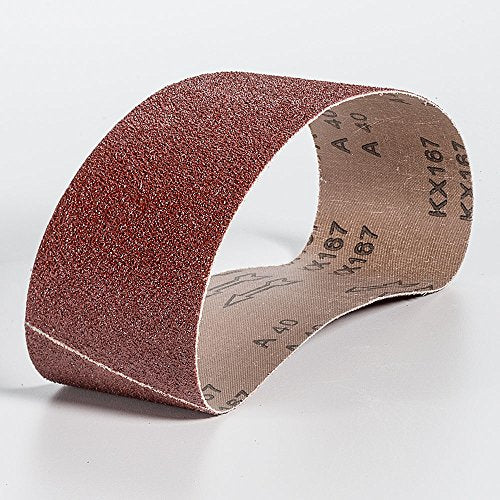 Mercer Industries 110040-4" x 24" Aluminum Oxide Sanding Belts, 40 Grit (10 Pack) - size: 4 x 24, style: 40 Grit