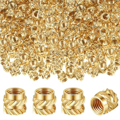 Yaocom 300 Pcs M2 Threaded Inserts M2 x D3 x L3 Heat Set Inserts - size: M2 X D3 X L3