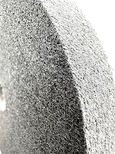 Nylon Fiber Deburring Wheel 8" x 1" x 1-1/4" 7P Hardness 180Grit - style: 8" x 1" x 1-1/4" 7P Hardness 180 Grit