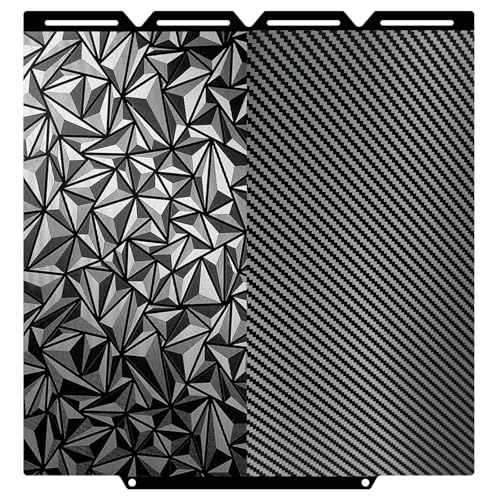 Diamond+Carbon U1 Build Plate for Snapmaker U1 3D Printer, 276x293mm Dual-Sided PEO PET Magnetic Spring Steel Bed U1 Plate, High-Temp Resistant Printing Surface for Snapmaker U1 3D Printer Accesseries - size: 270x270mm for Snapmaker U1