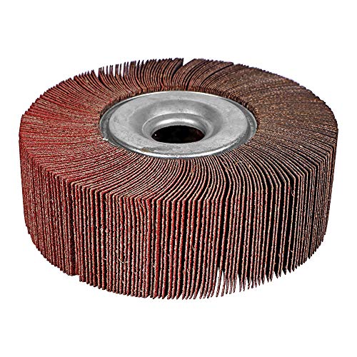 BHA Unmounted Flap Wheel for Bench Grinder, 6 x 2 x 1 Inch - 60 Grit - size: 60 Grit