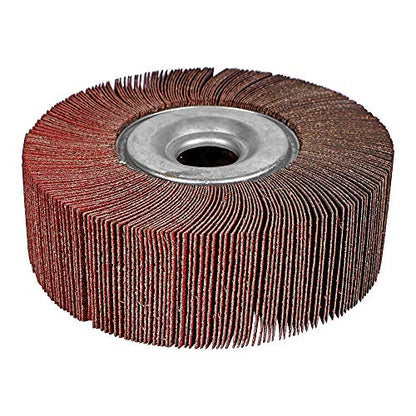 BHA Unmounted Flap Wheel for Bench Grinder, 6 x 2 x 1 Inch - 60 Grit - size: 60 Grit