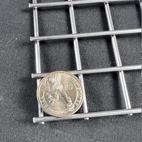 11Gauge 16"x12"Stainless Steel Hardware Cloth 1 inch Delivered Flat|Strong Heavy Wire Fence Chicken Wire Fencing Metal Screen for Screen Door Mesh,Poultry Cage,Grill Mesh,Bird Netting,Pet Metal Grate - size: 16"x12", style: 11 Gauge, 1 inch Holes