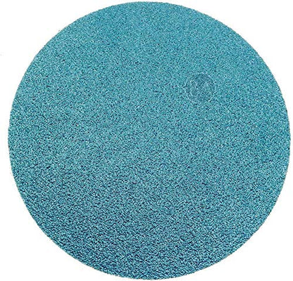 Benchmark Abrasives 5" Premium Zirconia No Hole PSA Discs, Self Adhesive Random Orbital Sander Discs for Sanding Polishing on Metal Wood Fiberglass (10 Pack) - 80 Grit