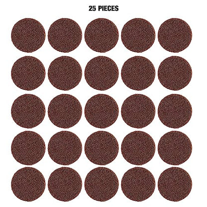 OEMTOOLS 22519 3” Twist Lock Surface Prep Discs, 25 Piece Set, Medium Maroon, Finishing Abrasive 3” Sanding Disc Surface Conditioning Tool Bundle, Sander, Rotary Tool, and Die Grinder Accessories - style: 25 Piece Meduim Grit Surface Prep Discs