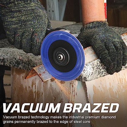 YIJING 5" Diamond Metal Cutting Wheel for Rebar Sheet Metal Angle Iron Stainless Steel - size: 5 inch