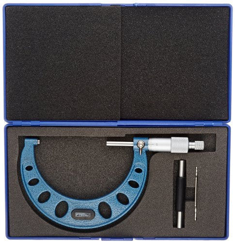 Fowler 52-240-004-1, Outside Inch Micrometer with 3-4" Measuring Range - size: 3-4 inches, style: Ratchet With Standard