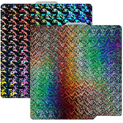 Build Plate for Bambu Lab P1S: GOMENL Build Plate for Bambu Lab A1 X1C X1 X1E P1P P1S, A1 Build Plate P1S Plate for Bambu Lab 3D Printer, 257x257mm Textured Smooth Sheet Bed Spring Steel Plate - color: 2 Style Flake Pattern