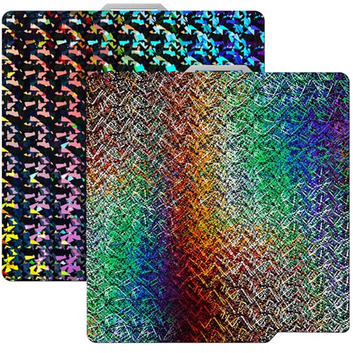 Build Plate for Bambu Lab P1S: GOMENL Build Plate for Bambu Lab A1 X1C X1 X1E P1P P1S, A1 Build Plate P1S Plate for Bambu Lab 3D Printer, 257x257mm Textured Smooth Sheet Bed Spring Steel Plate - color: 2 Style Flake Pattern
