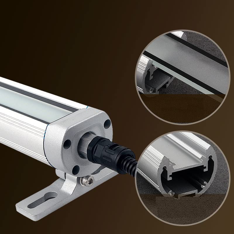 LED Tube Light 1000 Lumens CMMUNGYONE CNC Machine Waterproof Lamp 24V 14inch LED Lights Industrial Machine Interner Lighting LED Work Light Workshop Lamp (10)