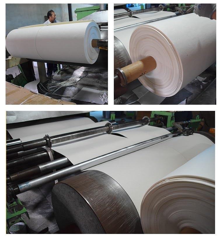 Ceramic Fiber Paper roll Heat Insulation Pads High Temperature Insulation Board Sheet Gasket 200mm*200mm*2
