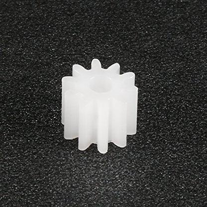 uxcell 10pcs Plastic Gears 9 Teeth Model 092A Reduction Gear Plastic Worm