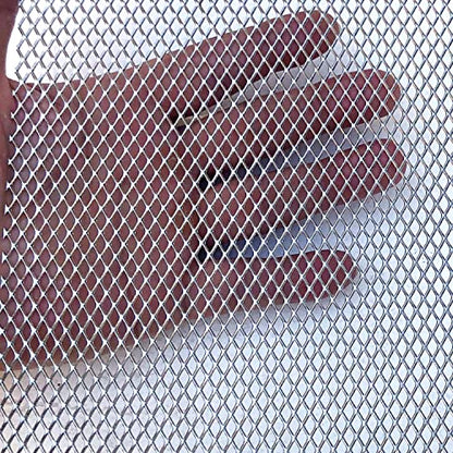 304 Stainless Steel Mesh Screen 16"X12" 4-Pack Wire Metal Mesh Screen Expanded Metal Sheet For Vent Window Screen Mesh Soil Sifter Chicken Wire Mesh Fire Pit Grate Pet Screen - size: 16"x12", style: 4-Pack 4x8mm Holes