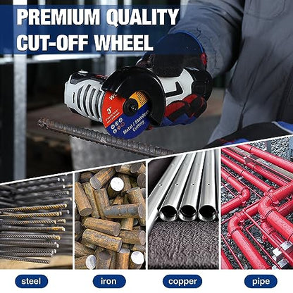 WORKPRO 20-Pack 3" x 3/8" Cut-Off Wheels