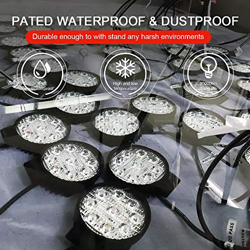 Exzeit 56W Led Light Pods, 60° Led Work Light for Tractor Truck