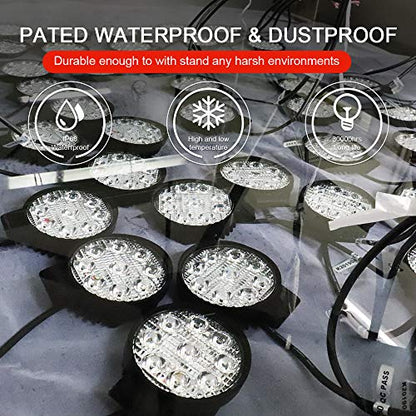 Exzeit 56W Led Light Pods, 60° Led Work Light for Tractor Truck