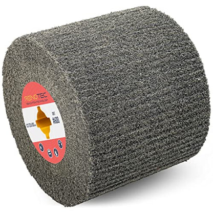 120x100mm Non-Woven Abrasive Flap Wire Drawing Polishing Burnishing Wheel for The Surface Treatment of Metal Products (600 GRIT) - style: Grit600