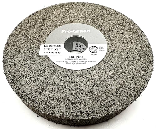 EXL PRO Deburring Wheel 6" x 1" x 1", 9S Fine, 94905 - style: 6" x 1" x 1" 9S Fine