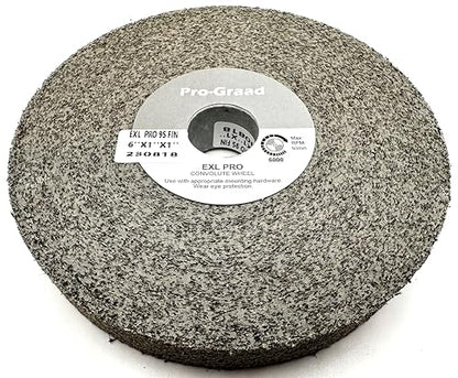 EXL PRO Deburring Wheel 6" x 1" x 1", 9S Fine, 94905 - style: 6" x 1" x 1" 9S Fine