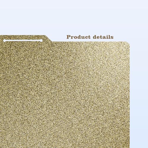 IdeaFormer Double Sided Golden Textured P2S P1S PEI Spring Steel Sheet 257x257mm, Flexible PEI Print Bed for Bambu Lab x2D X1 X1C P1P P1S P2S A1 3D Printer - color: Double Side Textured PEI