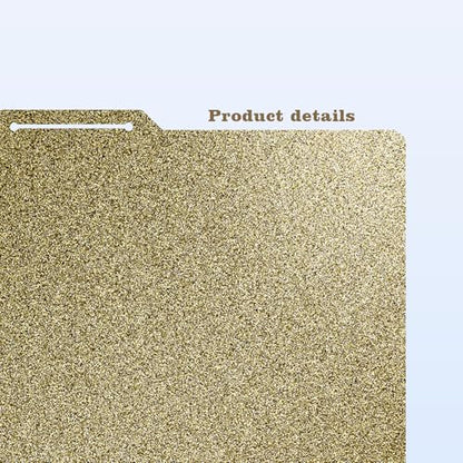 IdeaFormer Double Sided Golden Textured P2S P1S PEI Spring Steel Sheet 257x257mm, Flexible PEI Print Bed for Bambu Lab x2D X1 X1C P1P P1S P2S A1 3D Printer - color: Double Side Textured PEI