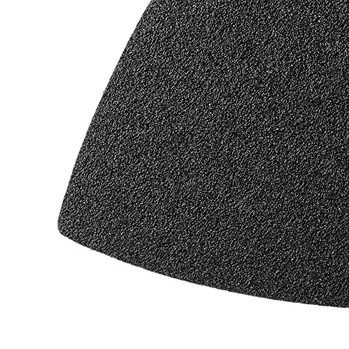 uxcell Triangular Sandpaper Hook and Loop Fit 3-1/2" 120 Grit 8pcs - size: 120 Grit