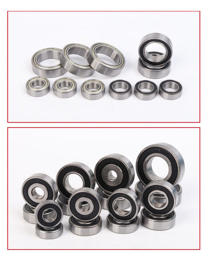 6206-ZZ Bearing 5 Pack Double Sealed Deep Groove Ball Bearings,30x62x16mm,Pre-Lubricated for High RPM (ZZ, 6206) - size: 6206, style: ZZ