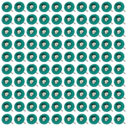 100 PCS Abrasive Buffing Wheel, 1 Inch Polishing Kit 150 Grit - style: Green 150 Grit 100pcs