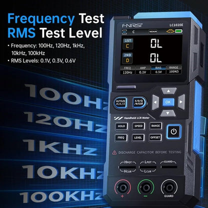 FNRSI DMC-100 Digital Clamp Meter Multimeter 10000 Counts for AC/DC Current/Voltage/Diode/Resistance/Capacitor/Continuity/Temperature/Frequency/Zero Live Wire/NCV Test with Flashlight Blacklight