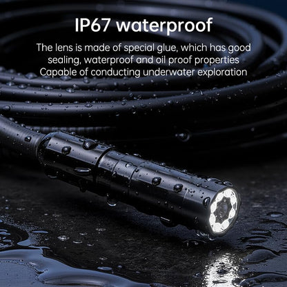 Endoscope Camera with Light, 4.3" 1080P HD Borescope, 16.5ft Semi-Rigid