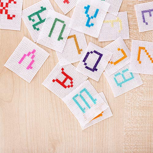 Pllieay 36Pcs Mesh Plastic Canvas Sheets Kit, Embroidery Tools for Craft - size: 36Pcs 6 count