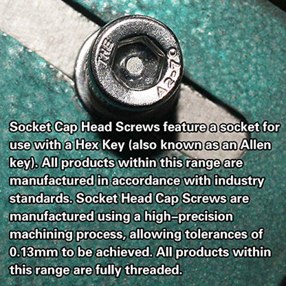Fullerkreg M3 x 10mm Socket Head Cap Screws - size: M3 x 10mm