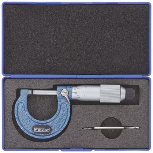 Fowler 52-253-001-1, Premium Outside Inch Micrometer with 0-1" Measuring Range - size: 0-1"